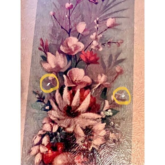 Set of 2 Vintage MCM Roberto Framed Butterfly Flower Botanical Prints Litho - Picture 13 of 15